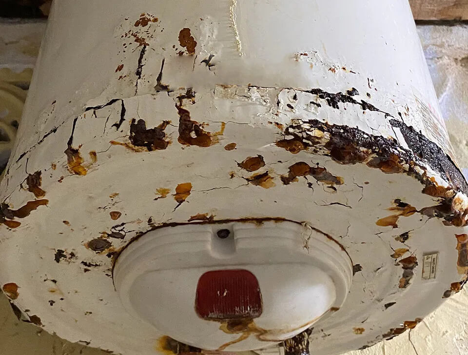 Rusty Water Heater Tank