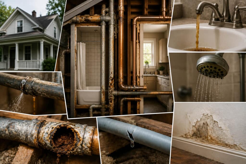5 Signs the Pipes in Your Older Nashville-Area Home Are Failing
