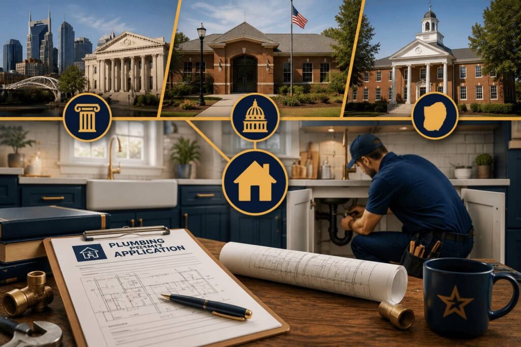 Plumbing Permits in Nashville, La Vergne, and Rutherford County: Which Office Handles Your Project?